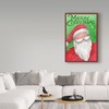 Trademark Fine Art Melinda Hipsher 'Merry Christmas Santa In Red' Canvas Art, 30x47 ALI31402-C3047GG